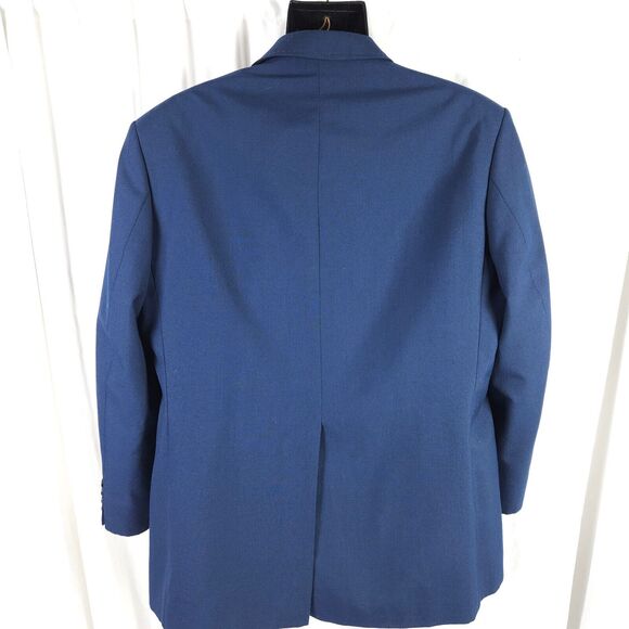 Alexandre London Mens 42R Navy Single Vent Blazer Sports Coat England Tailored - Picture 2 of 13